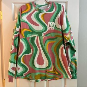 Disney Spirit Jersey Swirl Retro Adult Large